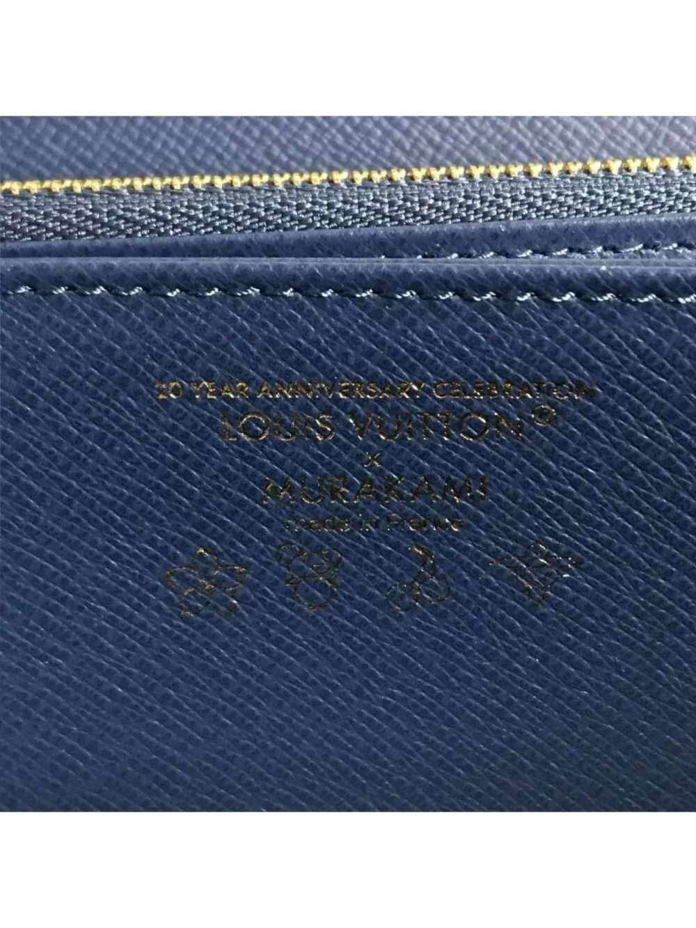 Louis Vuitton Wallet LV TM Zippy Monogram Denim Canvas Blue